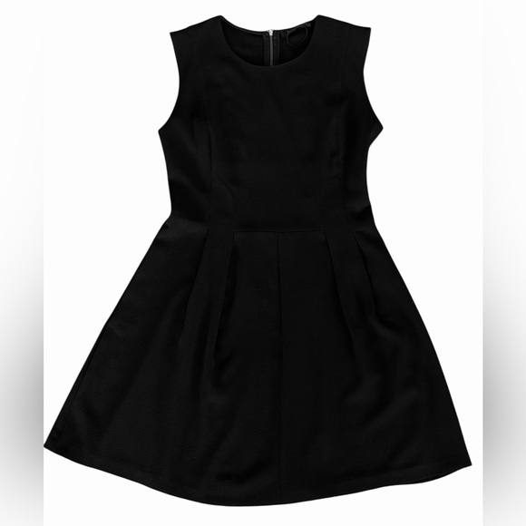 New Dynamite women's little black dress midi length fit and flare sleeveless M - Picture 6 of 6